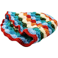 Miniatyrbillede 3 af 5: Hætte Kvinder Trendy Strikket Blomster Floppy Cap Sød Boho Blomst Håndlavet Beanies Udendørs Boho Rejse Fiskehat