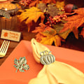 Miniatyrbilde 3 av 5: Høst Serviettringer Sett med 12, Lønnblad og Gresskar Thanksgiving Serviettringer Holdere for Spisebord for Thanksgiving