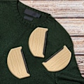 Miniatyrbillede 5 af 5: 3 stk. Kasmirkam Sweater Shaver Uldkam Træ Pillingfjerner Fuzz Stof Fnugfjerner Manuel Bærbar Tøjbørste Værktøj til Fjernelse af Pilling fra Tøj