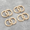 Miniatyrbillede 4 af 4: Nøglering Clip, 1 Tomme Nøglering, 10 Pakke Runde Karabiner Clip til Nøgler, Spænde, Tasker, Punge - Nøglering Kroge Udskiftning