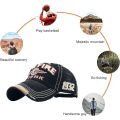 Miniatyrbillede 4 af 5: Vintage Baseball Cap Mænd Spark Letters Cap Snapback Hip Hop Flat