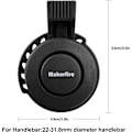 Pikkukuva 5 / 5: Polkupyörän kello, USB-ladattava, 120 dB, näkymätön