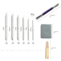 Miniatyrbilde 2 av 5: 23PCS Skissetegningsverktøy, Blending Stumps og Tortillions Set Blendingverktøy med Art Sketch Wipe S