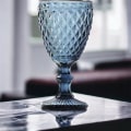 Miniatyrbillede 2 af 4: 6 stk. sæt glas net konge vinglas glas vinglas vandglas lang drikkeglas - blå