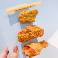 Miniatyrbillede 2 af 5: 6 stk. Imitation Stegte Kylling Nuggets Vinger Ben Pommes Frites