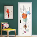 Pikkukuva 3 / 4: 77x200cm Ovitarttu Trompe l'oeil -efekti 3D-tapetti（Tyyli 24)