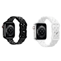 Pikkukuva 1 / 4: 2 kpl pitsi nahkahihnat yhteensopiva Apple Watch 42/44