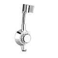 Miniatyrbillede 1 af 5: Brusehovedholder 360° Justerbar Bruseholder, Universal Sugekop Bruseholder Ingen Boring, A