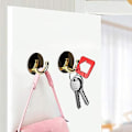 Miniatyrbild 5 av 5: (5,3×5,3×2,5cm) Badhängare, Nordisk Minimalistisk Kreativ Väggkrok Rostfritt Stål Zink Legering Limhängare för Badrum