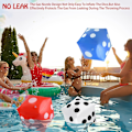 Miniatyrbild 5 av 5: 3-pack Uppblåsbara Tärningar Jumbo Jätte Uppblåsbara Tärningar Stora Uppblåsbara Tärningar för Inomhus Utomhus Brett Spel Ludo Pool Party F