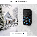 Miniatyrbillede 3 af 4: Pårørende-Pager, Trådløs Kaldeknap 1000+ Fod, SOS Alarm Sygeplejerskeopkald Ældre Fald Hjælpesystem til Patient/Handicappede Mon