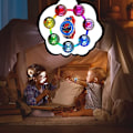 Miniatyrbild 3 av 4: Barnklocka, Barn Digitalklocka (Animerad stil 5), Barnklocka för flickor pojkar med 7