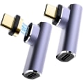 Miniatyrbillede 1 af 5: 2 stk. 140W USB C-adapter, magnetisk til USB 4.0-adapter hurtigopladning