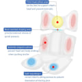 Miniatyrbilde 5 av 5: Reversibel seteunderlag for barnevogn Universal madrass Baby Supp