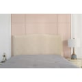 Miniatyrbilde 3 av 5: Beige 1,5M Stretch Sengegavl Beskytter Trekk Solid Støv