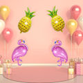 Pikkukuva 4 / 5: Flamingo-ilmapallot ananasilmapalloilla - 4 kpl, Flamingo