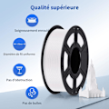 Miniatyrbillede 2 af 5: (Hvid) PLA Filament til 3D-printer Hvid, 1KG 1,75mm PLA Filament til 3D-print på 3D-printer a