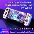 Miniatyrbillede 3 af 5: Trådløs controller til Ps4/Ps5/Xbox/Pc/Android/Ios – Teleskopisk Gamepad med Hall-effekt, Bluetooth (med modtager) Black