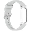 Klokkerem til Google Fitbit Air, delt silikonarmbånd Light Gray