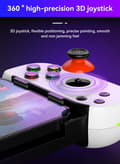 Miniatyrbillede 4 af 5: Trådløs controller til Ps4/Ps5/Xbox/Pc/Android/Ios – Teleskopisk Gamepad med Hall-effekt, Bluetooth (med modtager) Black