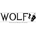 Miniatyrbild 2 av 2: WOLF Degloving högerhänt sax 5,5 Guld sten offset frisörsax för salong Professionell linje