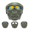 Miniatyrbillede 6 af 7: Motorcykel Goggles Mask Vindtæt Skull Motocross Goggles A4
