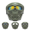 Miniatyrbillede 6 af 7: Motorcykel Goggles Mask Vindtæt Skull Motocross Goggles C4