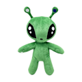 Miniatyrbillede 2 af 8: Grøn Alien Plyslegetøj Rumvæsen Plysdukke e Alien Udstoppede An one size