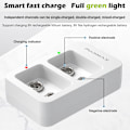 Miniatyrbilde 4 av 5: 1 Stk 2 Spor 9V Smart Rask batterilader