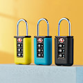 Pikkukuva 2 / 8: TSA Customs Lock Varkaudenesto Pieni Riippulukko Kaapelimatkatavaran lukko orange