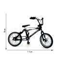 Miniatyrbillede 5 af 5: Finger BMX Mini Cykel Samling Cykel Model Legetøj Finger Kids Bi Black