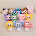 Miniatyrbillede 2 af 8: Anime Figur Labubu Langørede Armbånd Håndleds-snap Plys T A6