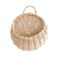 Miniatyrbillede 1 af 5: Vægophæng er urtepotte Håndlavet flettet rattan kurv Hjem Beige L