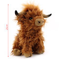 Pikkukuva 3 / 5: Simulaatio Highland Cow -eläinpehmolelu Pehmeä Täytetty Leikki