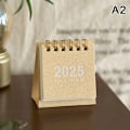 Miniatyrbillede 1 af 8: 2025 Mini Simple Lille Skrivebords Kalender Lomme Bærbar Kalender P A2