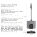 Miniatyrbilde 6 av 6: Type-C til Ethernet LAN nettverksadapterhub
