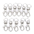 Miniatyrbillede 2 af 5: 10PC Sølv drejelige Trigger Clips Snap Lobster Clasp Hook Bag Ke