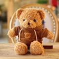 Miniatyrbillede 5 af 8: 30 cm håndlavet bamse Plys legetøjsgaver Skiftetøj A7