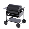 Miniatyrbillede 4 af 8: Dukkehus Miniature Sort BBQ Grill Model Køkkenlegetøj