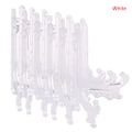 Miniatyrbilde 1 av 5: 12 stk Displaystativ Staffeli Plateholder Picture Art Plast White