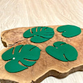 Pikkukuva 7 / 8: Monstera Coaster Ornament Artificial