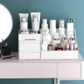 Miniatyrbillede 4 af 8: Kosmetisk Opbevaringsboks Makeup Skuffe Organizer White