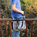 Pikkukuva 6 / 8: Läpinäkyvä olkalaukku, crossbody-laukku, käsilaukku Black