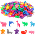 Miniatyrbillede 2 af 8: 400 Stk Blandede Dyreformede Perler Dyreperler DIY Army green