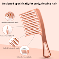 Miniatyrbillede 3 af 8: Dobbelt Rækket Stor Tandet Kam WideToothed Fluffy Comb