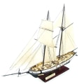 Miniatyrbilde 4 av 5: Seil DIY Skip Monteringsmodell Trebåt dekorasjon