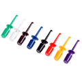Miniatyrbilde 2 av 4: 12x Nyttig multimeter ledningstråd testprobe krok clip set grabbe Black