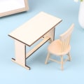 Miniatyrbilde 1 av 8: 1:12 Dukkehus Miniatyrbord Spisebord Modell Dekor