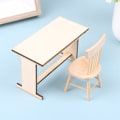 Miniatyrbillede 1 af 8: 1:12 Dukkehus Miniature Bord Spisebord Model Dekor