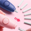 Miniatyrbillede 3 af 3: Elektrisk viskelæder Blyanttegning e Æltede viskelædere Pink Battery-powered